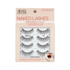 Накладные ресницы Ardell Naked Lashes 422 (4 шт.) для естественного вида, черные цена и информация | Накладные ресницы, керлеры | 220.lv