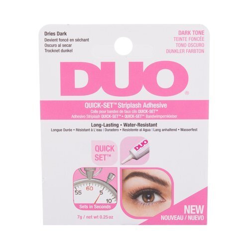 Ardell Duo Quick-Set ™ Striplash Adhesive Dark Tone - Glue for false eyelashes with a brush 7 g цена и информация | Mākslīgās skropstas, skropstu atliecēji | 220.lv
