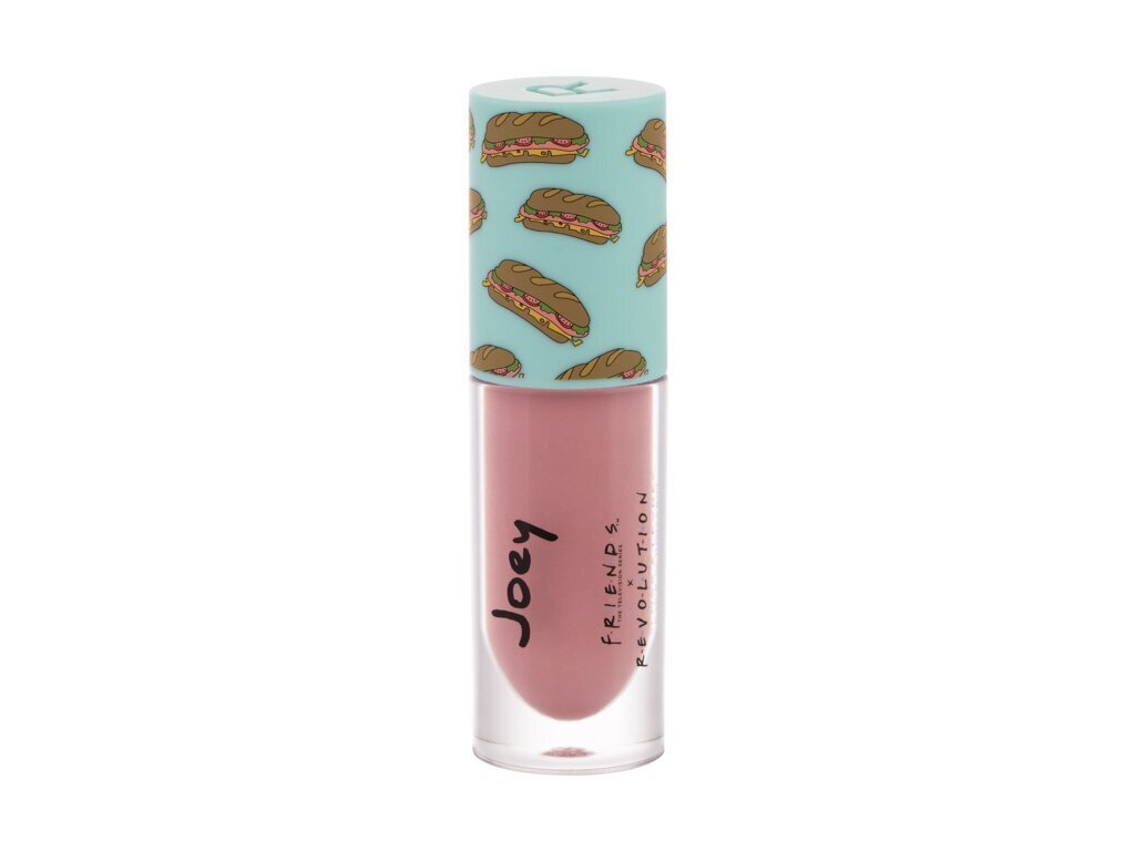 Makeup Revolution X Friends Lip Gloss 4.6 ml Joey #B6737A цена и информация | Lūpu krāsas, balzāmi, spīdumi, vazelīns | 220.lv