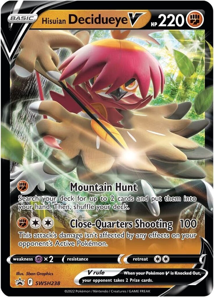 Pokemon TCG - Divergent Powers Summer Tin 2022 - Hisuian Decidueye V cena un informācija | Galda spēles | 220.lv