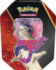 Игра Pokemon TCG, Divergent Powers Summer Tin 2022, Hisuian Typhlosion V цена и информация | Настольная игра | 220.lv