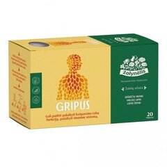 Травяной чай Žolynėlis Gripus, 30 г (1,5x 20) цена и информация | Чай | 220.lv