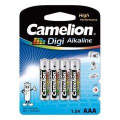 Camelion Digi Alkaline AAA (LR03) 4gab. цена и информация | Батарейки | 220.lv