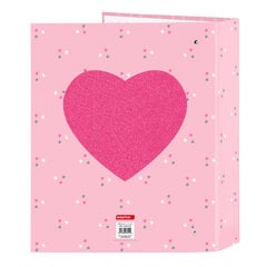 Папка-регистратор Safta Love Yourself, розовая A4 (27 x 33 x 6 см) цена и информация | Канцелярия | 220.lv