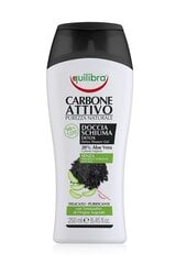 Dušas želeja Equilibra Carbo Detox Aloe Vera 250 ml cena un informācija | Dušas želejas, eļļas | 220.lv