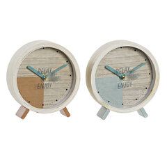 Настольные часы Dkd home decor, 15 x 4,5 x 16 см, 2 шт. цена и информация | Часы | 220.lv