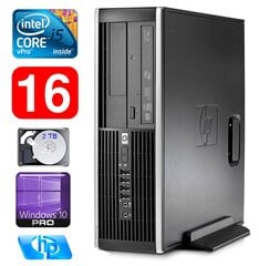 HP 8100 Elite SFF i5-650 16GB 2TB DVD WIN10Pro, atjaunots cena un informācija | Stacionārie datori | 220.lv