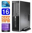 HP 8100 Elite SFF i5-650 16GB 240SSD DVD WIN10Pro [refurbished]