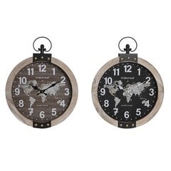 Настенные часы DKD Home Decor, 40 x 6,5 x 46 см, 2 шт. цена и информация | Часы | 220.lv