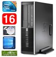 HP 8100 Elite SFF i5-650 16GB 2TB GT1030 2GB DVD WIN10, atjaunots