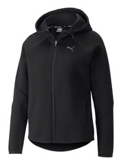 Sieviešu jaka PUMA Evostripe Full-Zip Hoodie, melna cena un informācija | Jakas sievietēm | 220.lv