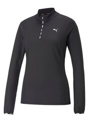 Женская футболка PUMA Strong 1/4 Zip, черная цена и информация | Спортивная одежда для женщин | 220.lv