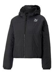 PUMA Classics Hooded Padded Black цена и информация | Женские куртки | 220.lv