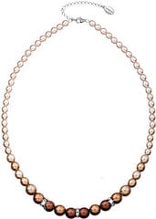 Evolution Group Kaklarota ar pērlēm 32 005,3 brūna cena un informācija | Kaklarotas | 220.lv