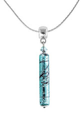 Lampglas Skaista Tirkīza Love kaklarota ar tīru sudrabu no Lampglas NPR10 pērles cena un informācija | Kaklarotas | 220.lv
