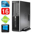 HP 8100 Elite SFF i5-650 16GB 120SSD DVD WIN10, atjaunots