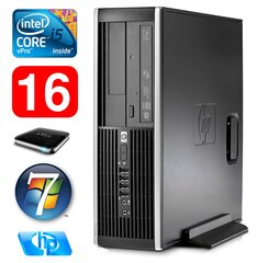 HP 8100 Elite SFF i5-650 16GB 1TB DVD WIN7Pro, atjaunots cena un informācija | Stacionārie datori | 220.lv