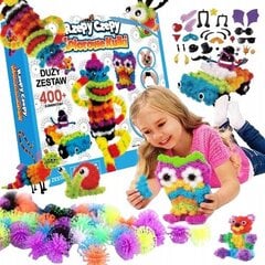 Конструктор - липучка 400 элементов, набор с разноцветными шариками цена и информация | Развивающие игрушки | 220.lv