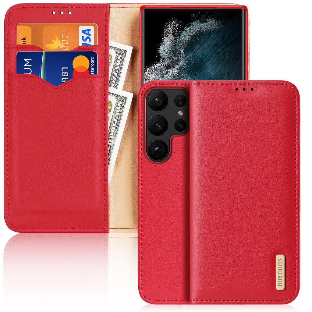 Dux Ducis Hivo case Samsung Galaxy S23 Ultra red cena un informācija | Telefonu vāciņi, maciņi | 220.lv