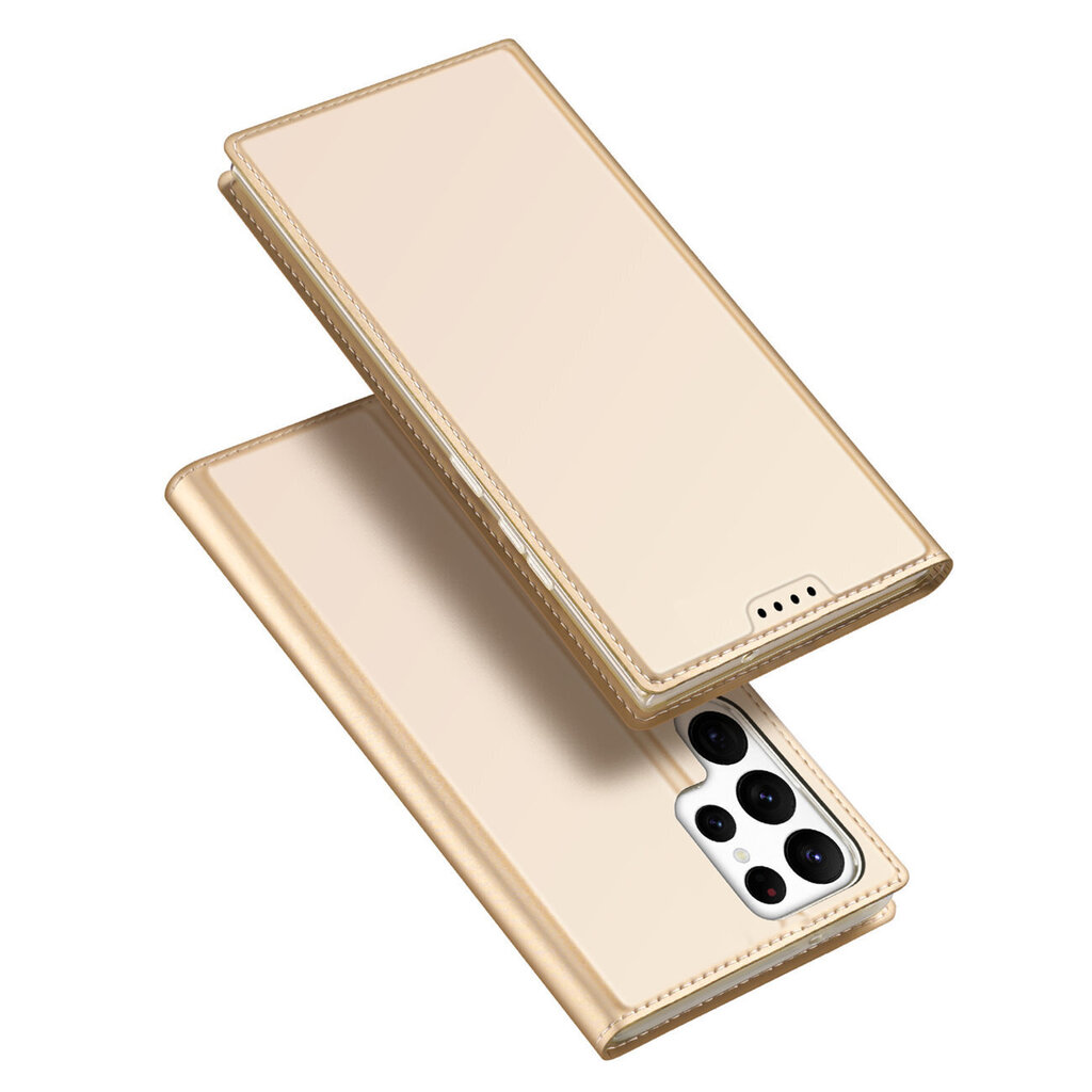 Dux Ducis Skin Pro Samsung Galaxy S23 Ultra Gold cena un informācija | Telefonu vāciņi, maciņi | 220.lv