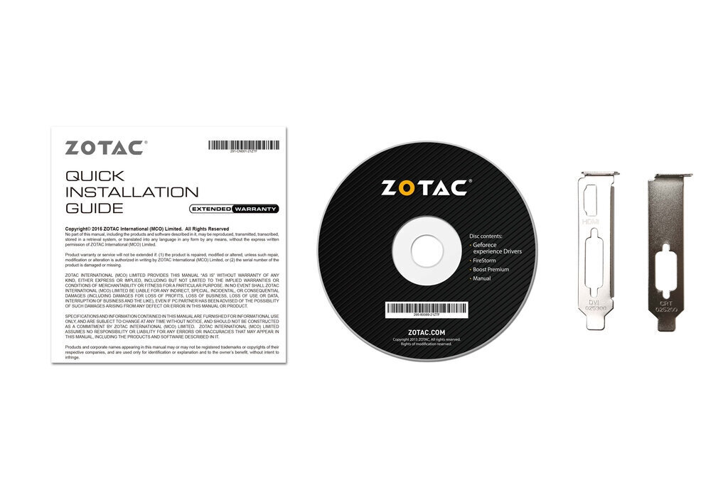 Zotac GeForce GT 710 2GB цена и информация | Videokartes (GPU) | 220.lv