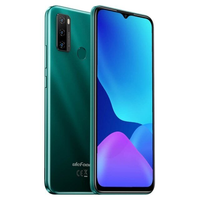 Ulefone Note 10P, Dual SIM, 3/128GB, Green cena un informācija | Mobilie telefoni | 220.lv