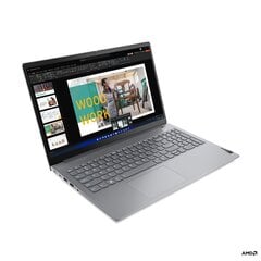 Lenovo ThinkBook 15 G4 ABA (21DL0048PB), 15.6" FHD IPS, Ryzen 7 5825U, 8GB DDR4, SSD 512, Windows 11 Pro PL, Mineral Grey cena un informācija | Portatīvie datori | 220.lv