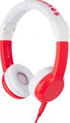 BuddyPhones BP-EX-FD-RED-01-K цена и информация | Наушники с микрофоном Asus H1 Wireless Чёрный | 220.lv