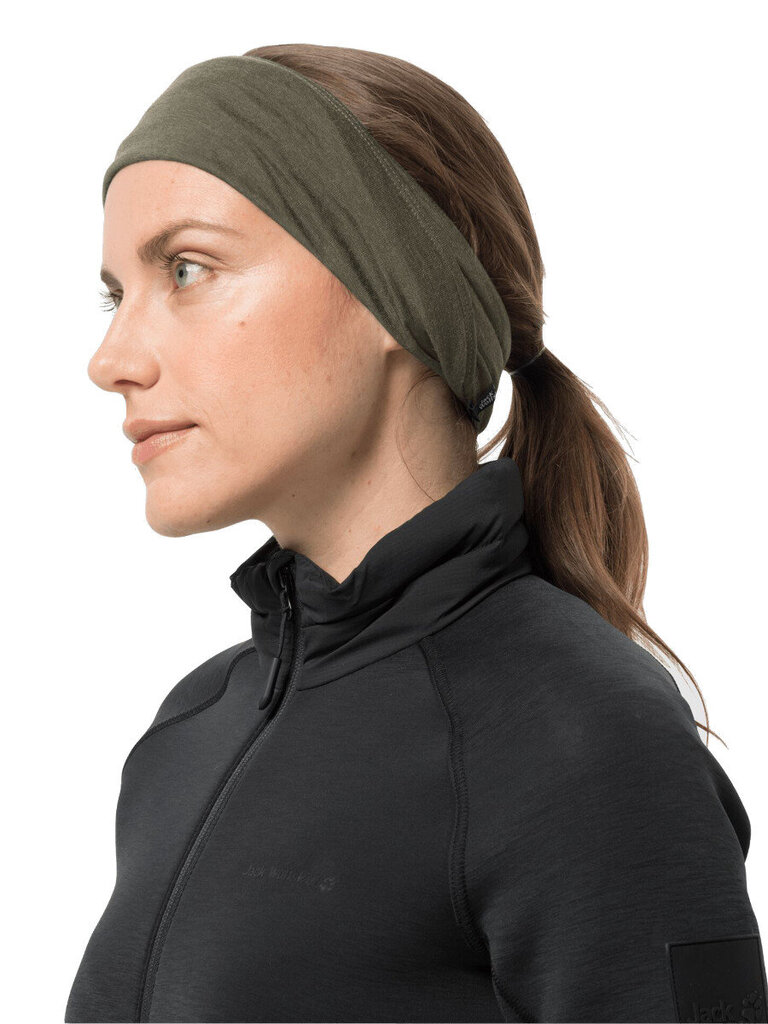 Ausu sildītājs JACK WOLFSKIN Merino Headgear цена и информация | Sieviešu cepures | 220.lv