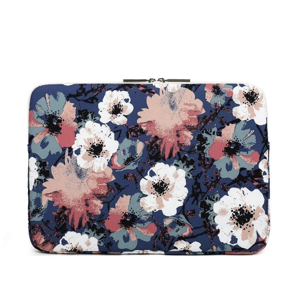 CANVASLIFE SLEEVE LAPTOP 15-16 WHITE ROSE цена и информация | Somas portatīvajiem datoriem | 220.lv