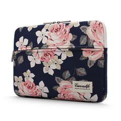 CANVASLIFE SLEEVE LAPTOP 15-16 NAVY ROSE cena un informācija | Somas portatīvajiem datoriem | 220.lv