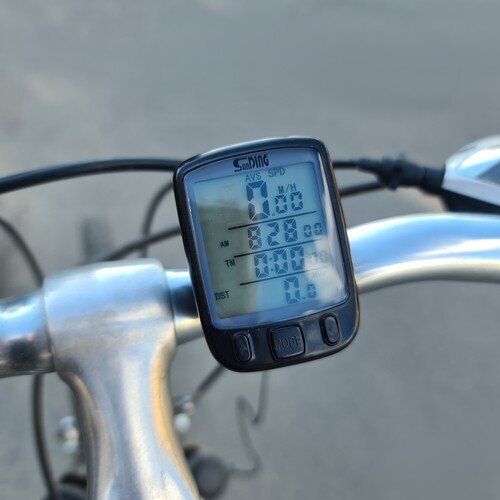 Goodbuy 18666 vadu ūdensizturīgs velosipēda ātruma mērītājs velosipēdiem IPX4 / LCD cena un informācija | Velodatori, navigācijas | 220.lv