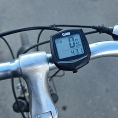 Goodbuy 18664 vadu ūdensizturīgs velosipēda ātruma mērītājs velosipēdiem IPX4 / LCD цена и информация | Велокомпьютеры, навигация | 220.lv