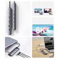 Baseus Metal Gleam multi-functional HUB USB Type C 12in1 HDMI / DP / USB Type C / minijack 3.5mm / RJ45 / SD (WKWG020213) цена и информация | Adapteri un USB centrmezgli | 220.lv