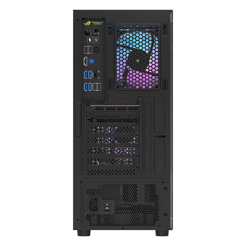 Darkflash A290 computer case + 3 fans (black) cena un informācija | Datoru korpusi | 220.lv