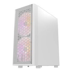 Darkflash DK360 computer case (white) cena un informācija | Datoru korpusi | 220.lv