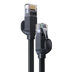 Baseus Ethernet RJ45, 1Gbps, 15m network cable (black) cena un informācija | Kabeļi un vadi | 220.lv
