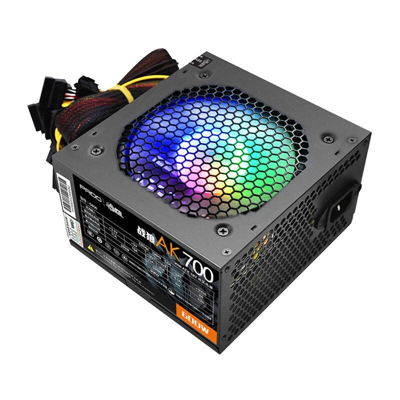 Aigo AK700 RGB Computer Power Supply (black) цена и информация | Barošanas bloki (PSU) | 220.lv