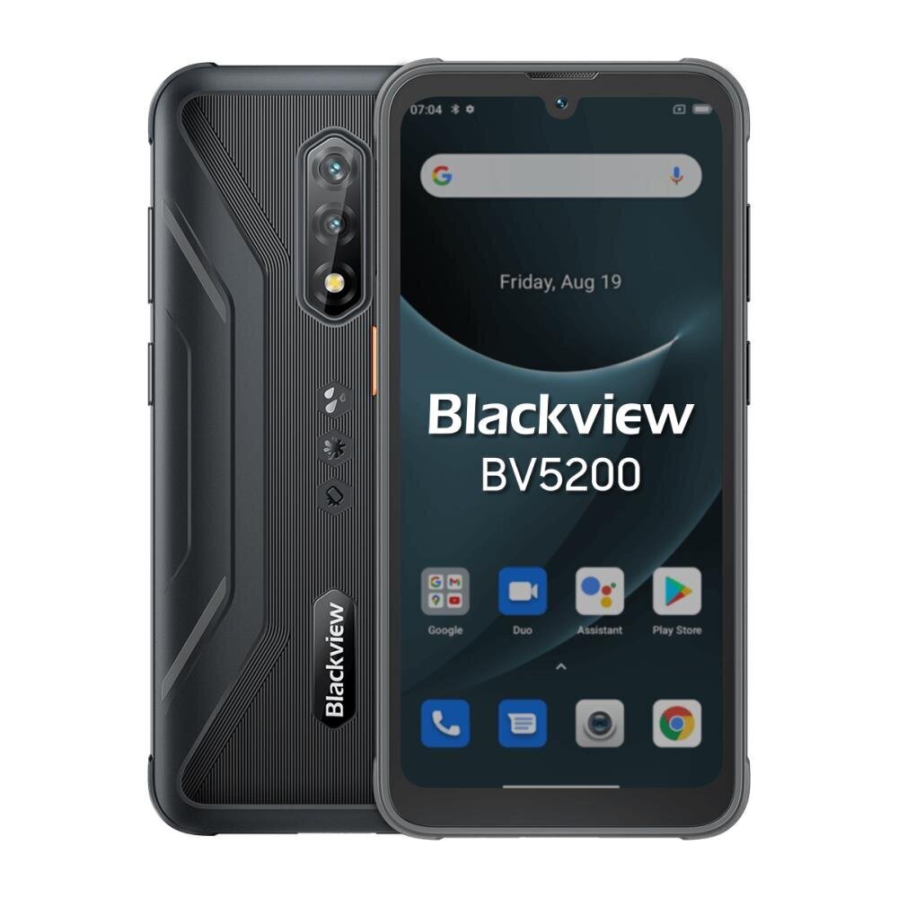 Телефон Blackview BV5200, Dual SIM, 4/32GB, Black цена | 220.lv