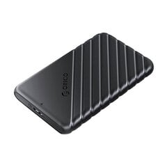 Orico 2.5' HDD | SSD Enclosure, 5 Gbps, USB 3.0 (Black) cena un informācija | Cieto disku somas un apvalki | 220.lv