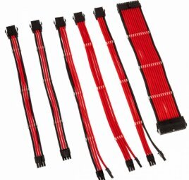 PSU Kabeļu Pagarinātāji Kolink Core 6 Cables Red cena un informācija | Kabeļi un vadi | 220.lv
