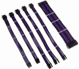 PSU Kabeļu Pagarinātāji Kolink Core 6 Cables Black | Titan Purple cena un informācija | Kabeļi un vadi | 220.lv