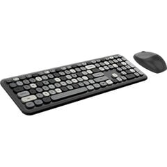 Forever keyboard + mouse Candy black-grey cena un informācija | Klaviatūras | 220.lv