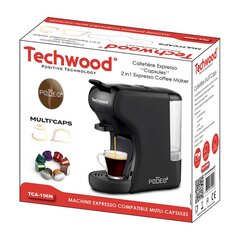 Techwood TCA-196N capsule coffee maker (black) цена и информация | Кофемашины | 220.lv
