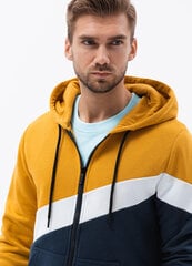 Vīriešu trīskrāsaina biksīte ar kapuci Ombre B1419 cena un informācija | Vīriešu jakas | 220.lv