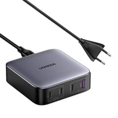 Ugreen CD328 Nexode 3x USB-C, USB-A, GaN, 100 Вт (black) цена и информация | Адаптеры и USB разветвители | 220.lv