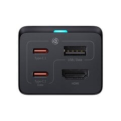 Baseus GaN5 Pro wall charger 2xUSB-C + USB + HDMI, 67 Вт (black) цена и информация | Адаптеры и USB разветвители | 220.lv