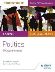 Edexcel AS/A-level Politics Student Guide 2: UK Government cena un informācija | Sociālo zinātņu grāmatas | 220.lv