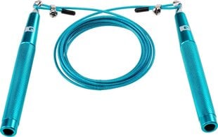 Скакалка IQ Crosspro 300 см, синяя цена и информация | Скакалка Tunturi Pro Adjustable Speed Rope | 220.lv