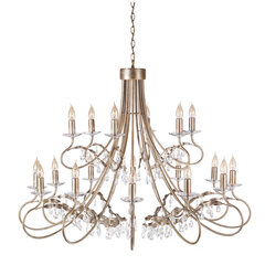 Подвесной светильник Elstead Lighting Christina CRT18-SIL-GOLD цена и информация | Настенный/подвесной светильник Eye Spot 11 BL, чёрный | 220.lv